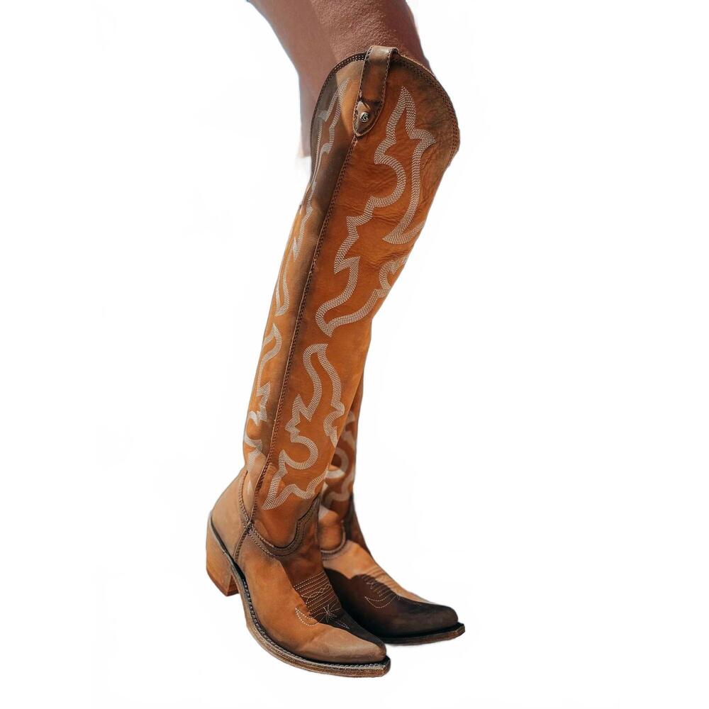 NEW LIBERTY BLACK women's the vegas faggio boots in brown